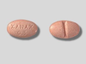Xanax 0.5 mg tablet